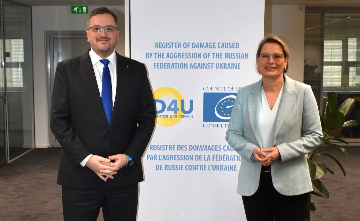 Federal Minister of Justice of Germany Visits the Register of Damage for Ukraine