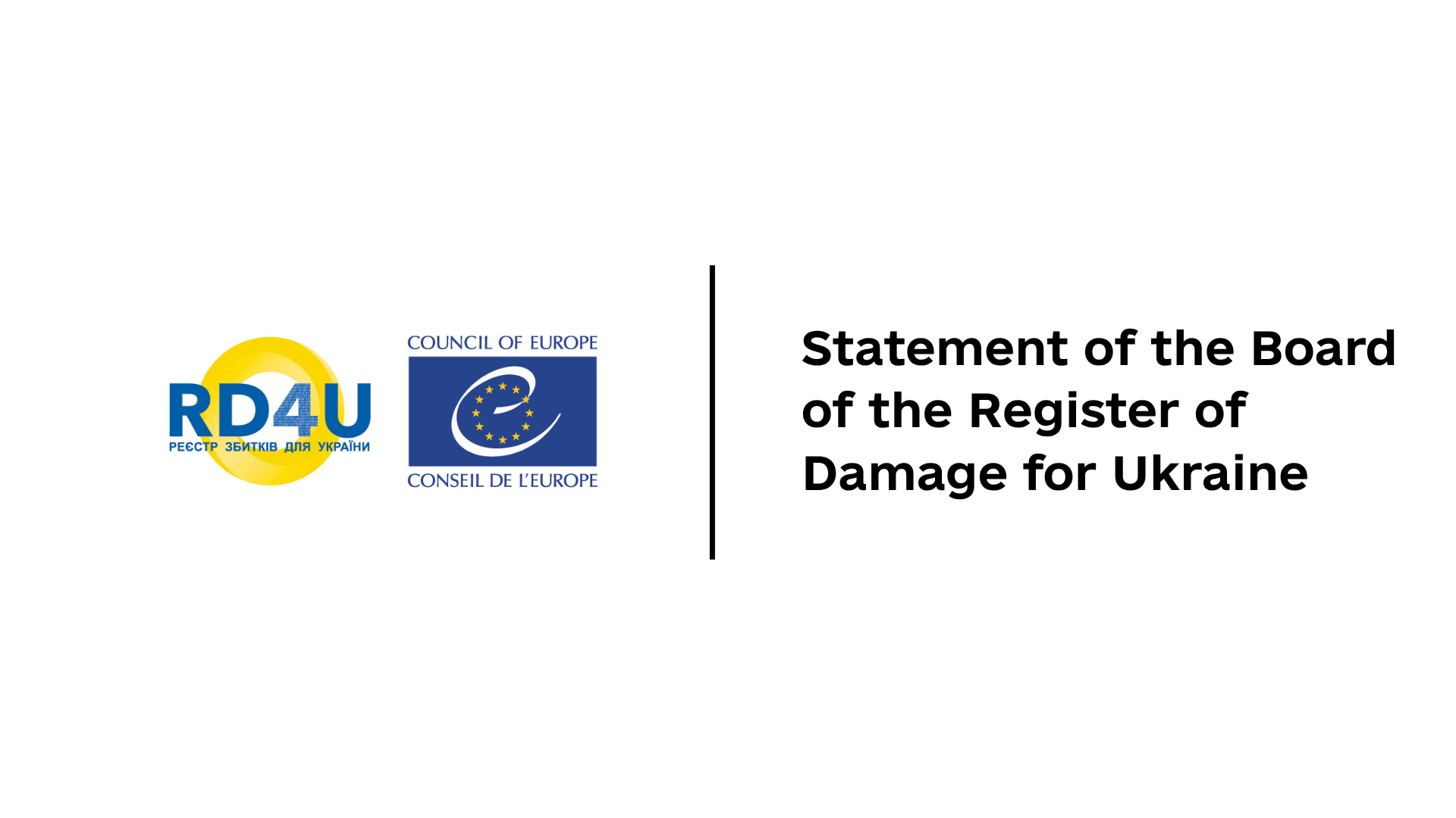 Statement of the Board of the Register of Damage for Ukraine